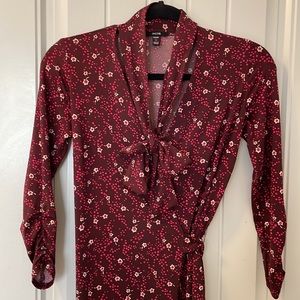 NWOT Jacob wrap dress with tie neck detail - size: xs